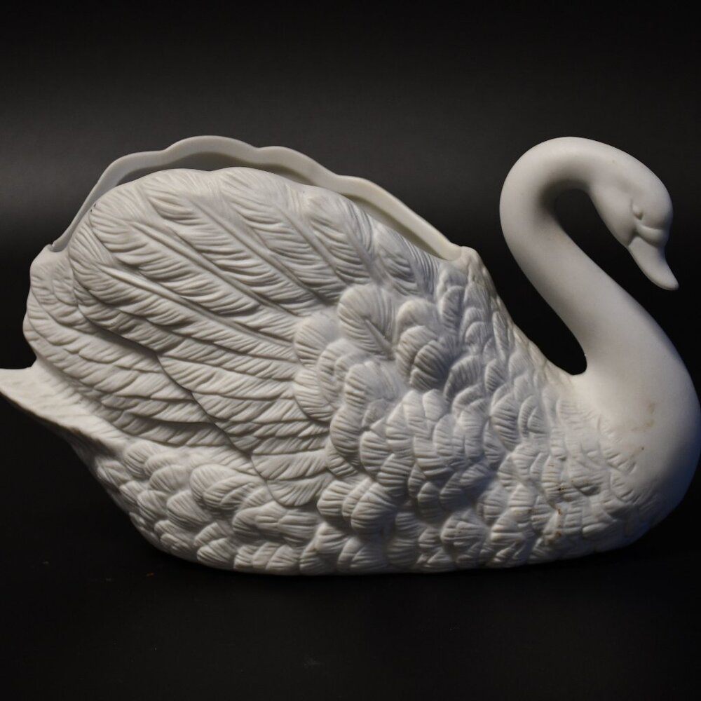 Vintage Swan FTD Planter
